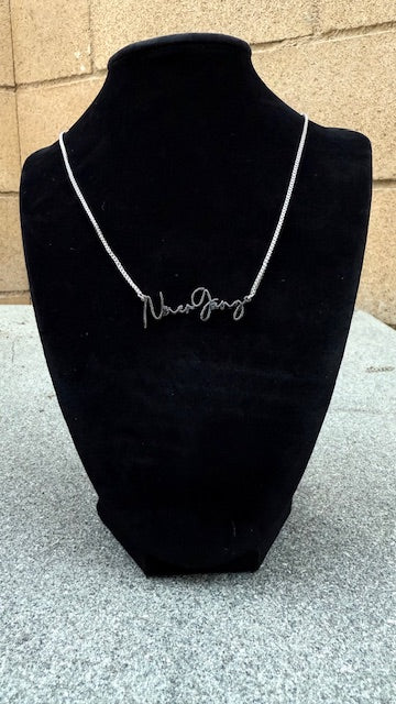 49er Necklace on stand