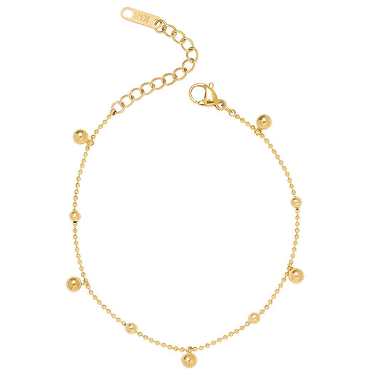 Genna Bracelet, 18K Gold Plated Steel