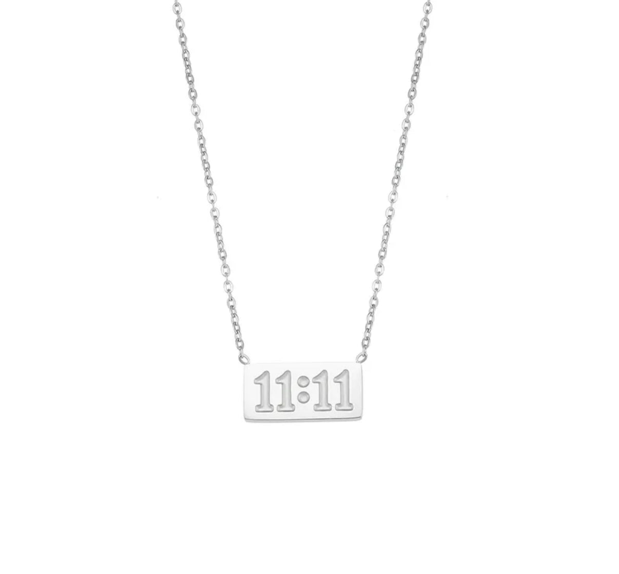 Eleven Necklace, 18K Gold Plated Steel Jewelry