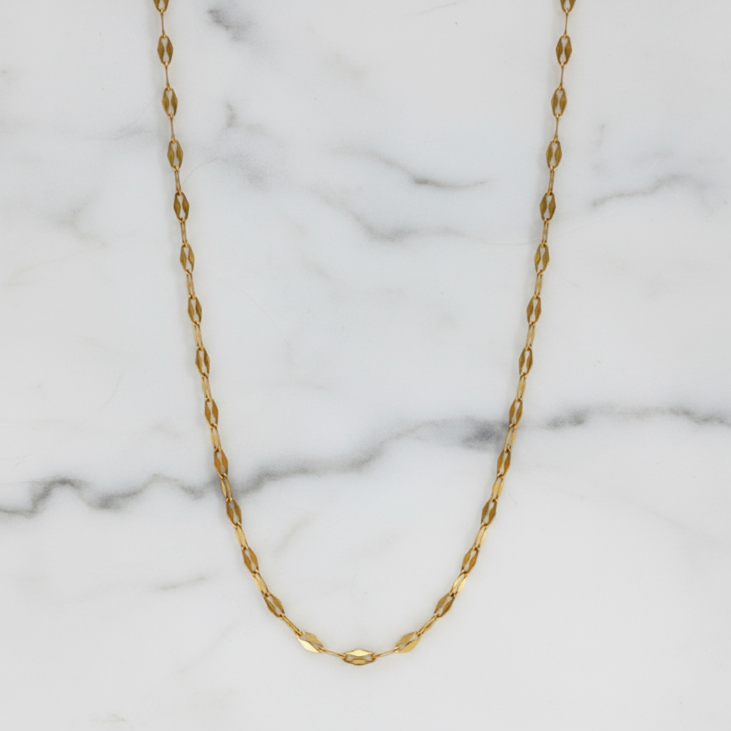 Miah Dainty Necklace, 18K Gold Plated Stainless Steel
