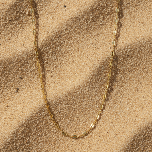 Miah Dainty Necklace, 18K Gold Plated Stainless Steel
