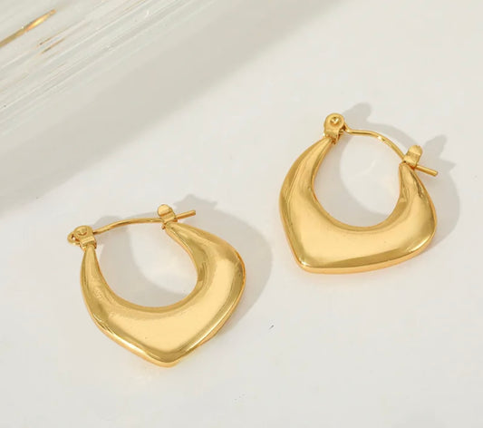 Jules 18K Gold Plated Stainless Steel Earrings Jewelry