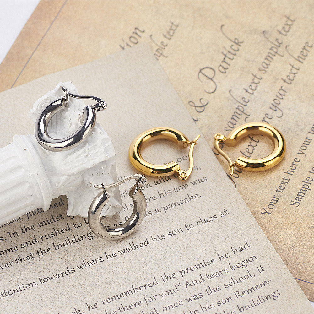 Lou Gold Plated Waterproof Tarnish Free Earrings