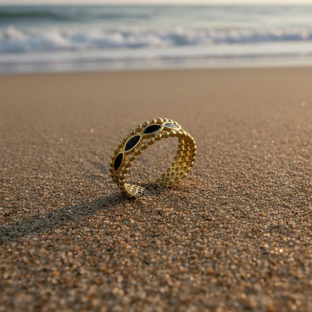 On You 18K Gold-Plated Ring