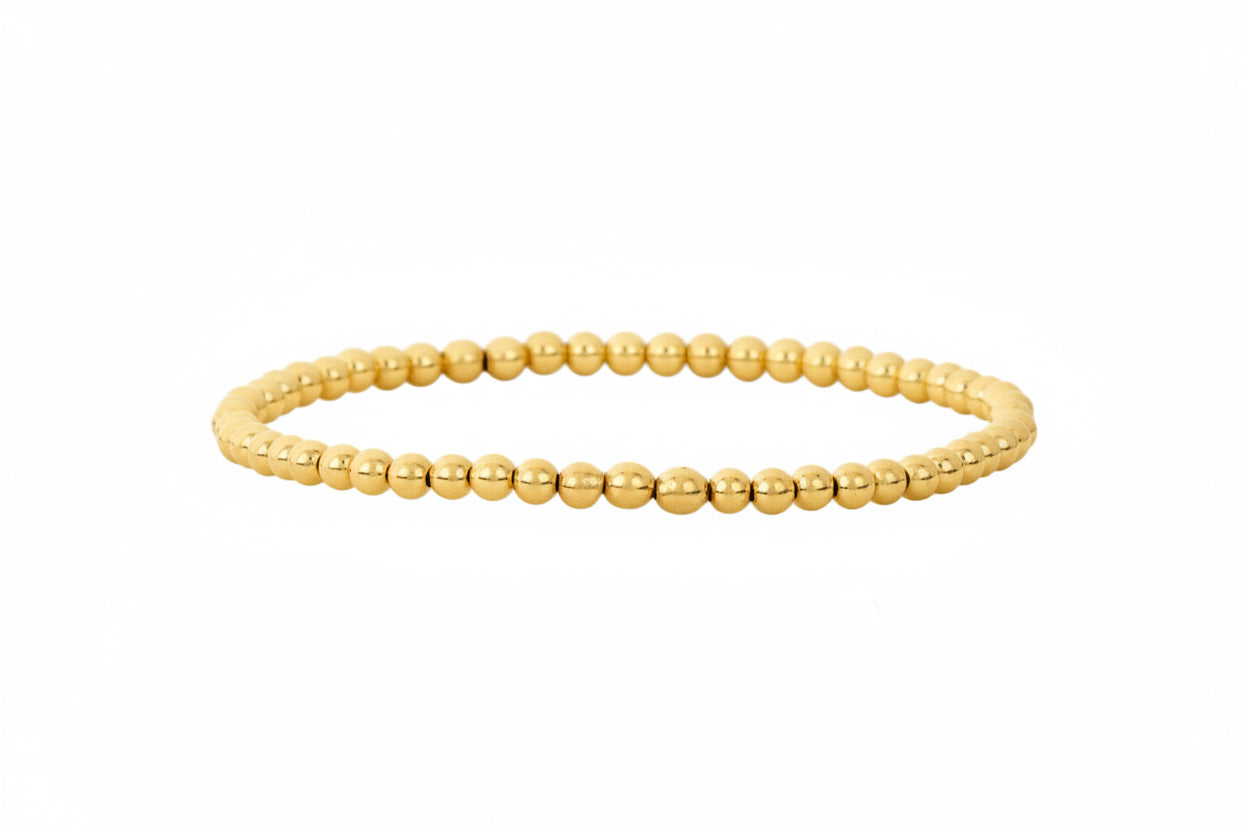 Femme Gold Plated Beaded Bracelet