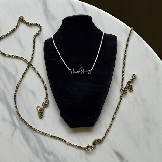 49 Niners Football Necklace Stainless Steel Silver 49ers