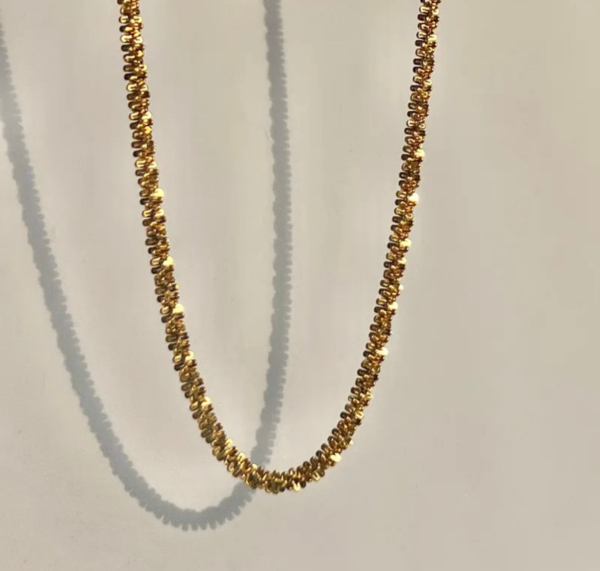 I See Dainty Necklace, 18K Gold Plated Stainless Steel