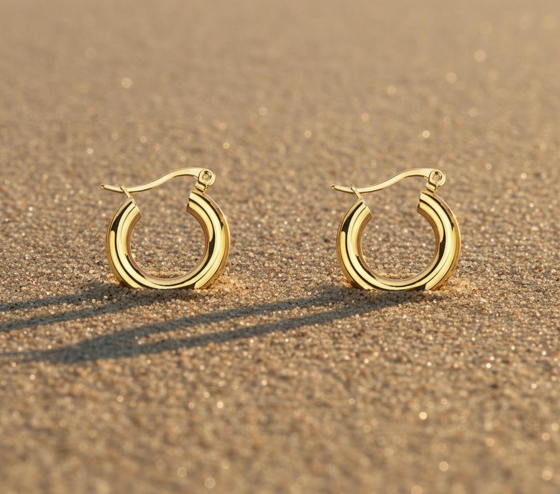 Lou Gold Plated Waterproof Tarnish Free Earrings