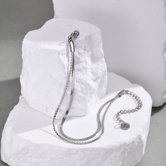 That Link Anklet, Stainless Steel Hypoallergenic Waterproof Tarnish Free Jewelry