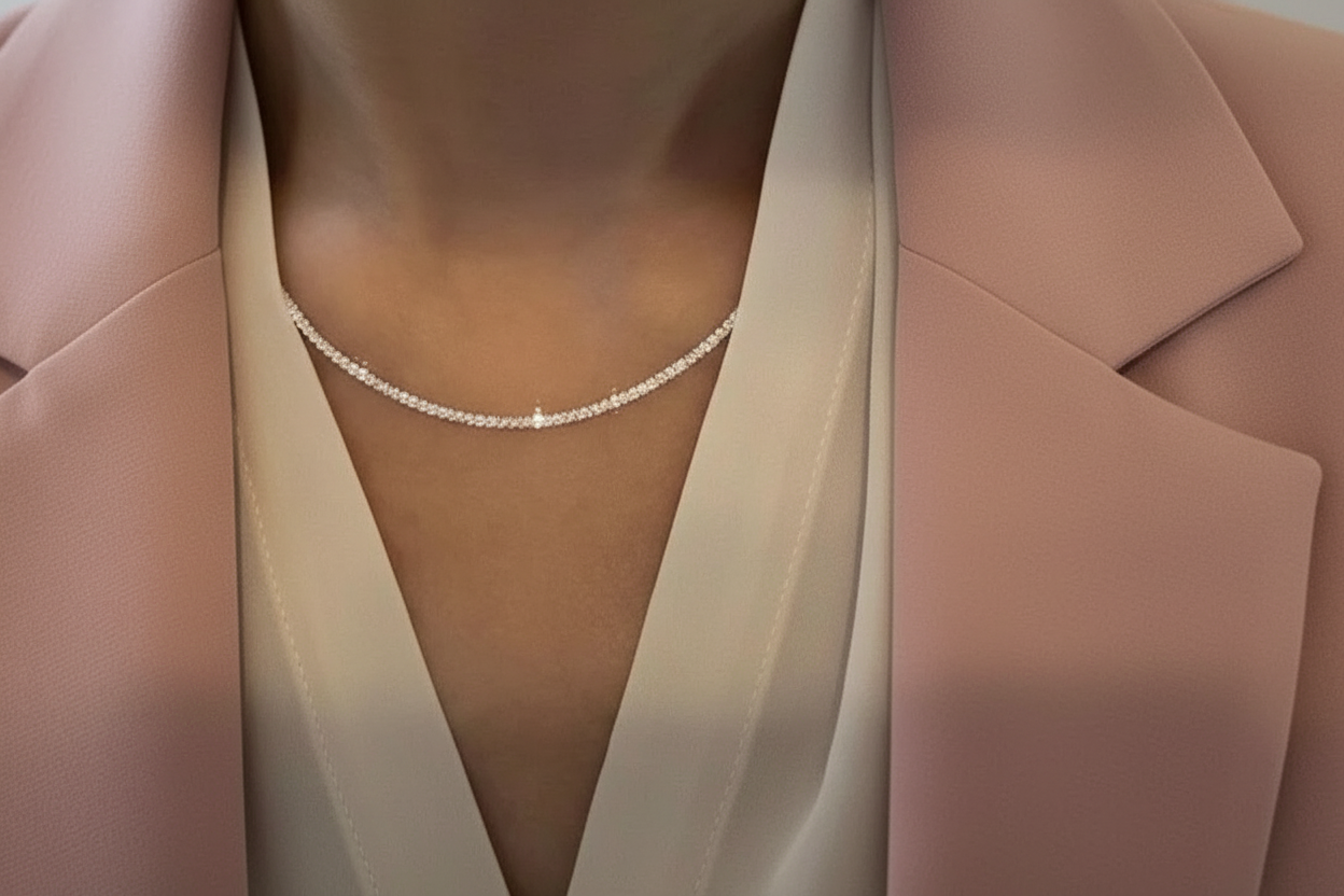 I See Dainty Necklace, 18K Gold Plated Stainless Steel