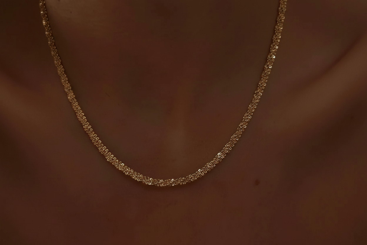 I See Dainty Necklace, 18K Gold Plated Stainless Steel