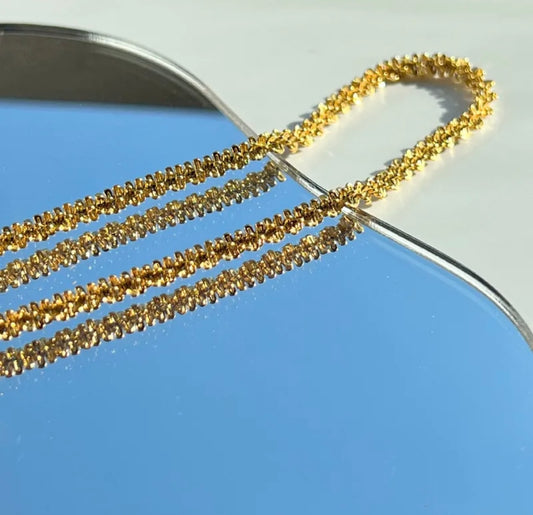 I See Dainty Necklace, 18K Gold Plated Stainless Steel