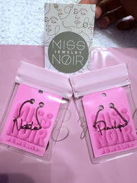 Custom Nameplate Necklace, 18K Gold Plated Steel Special Orders