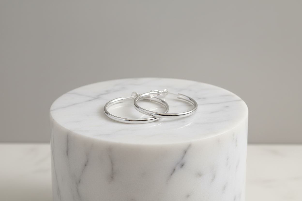 Perf 18K Gold Plated Stainless Steel Fashion Waterproof Non Tarnishing Earrings