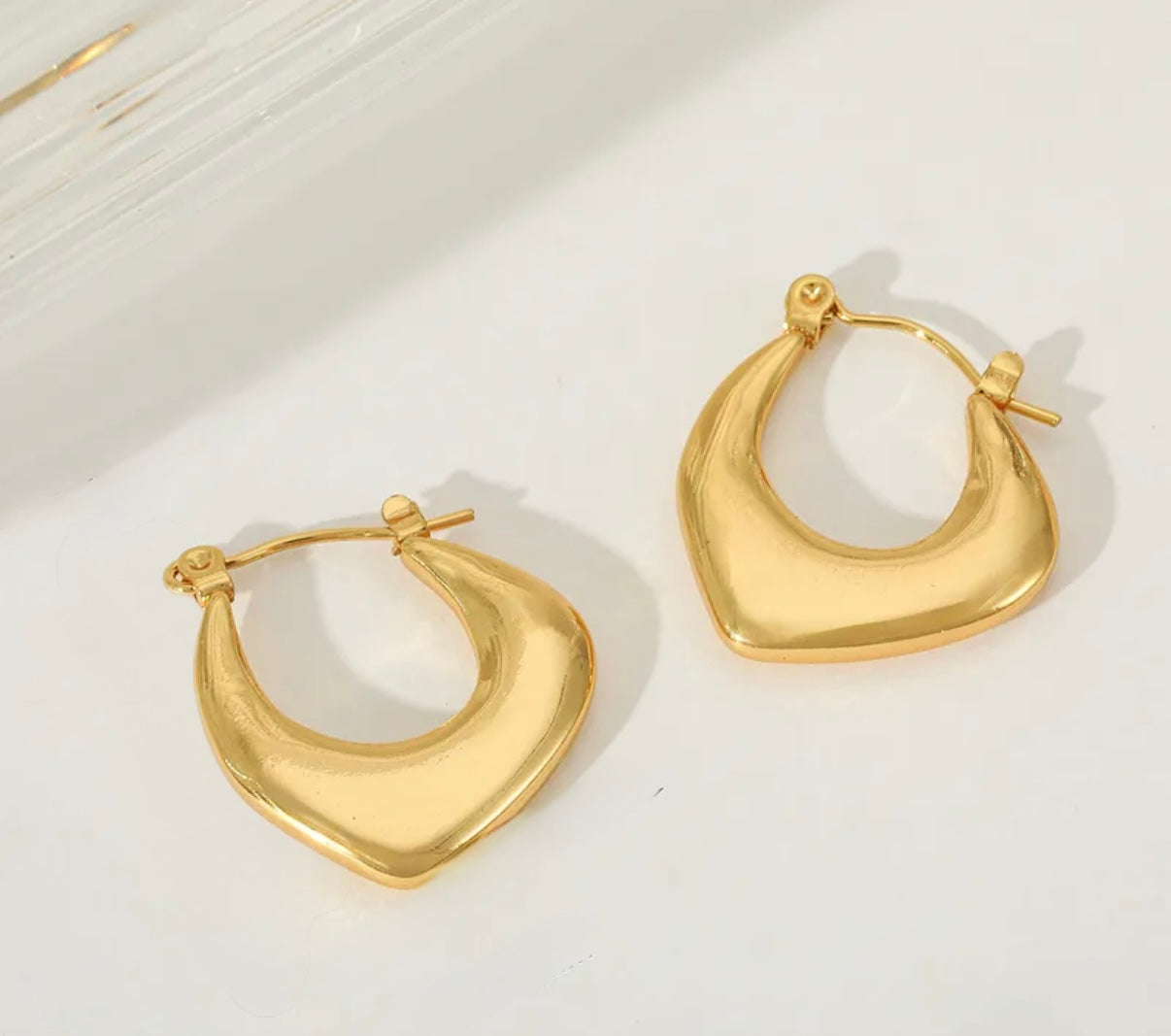 Jules 18K Gold Plated Stainless Steel Earrings Jewelry