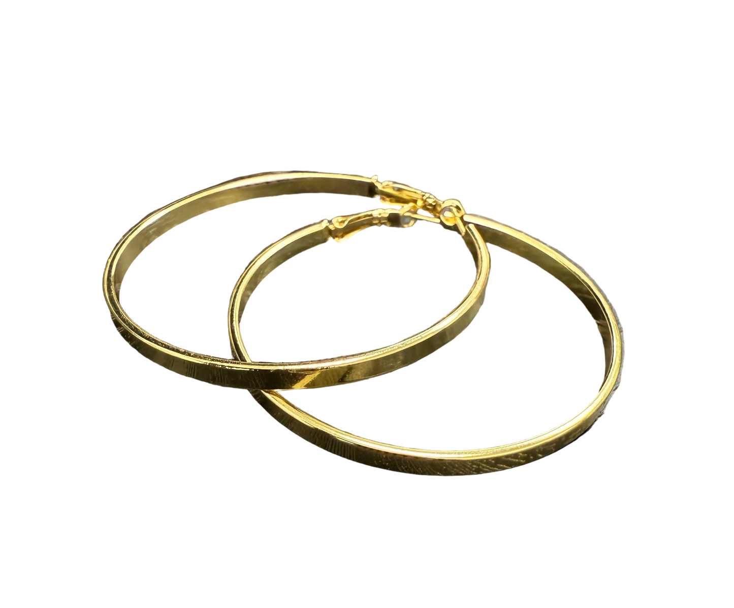 Rihs 18K Gold Plated Stainless Steel Earrings Jewelry