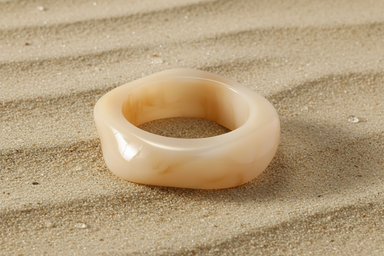 Shoop Acrylic Beige Bangle