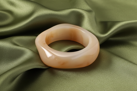 Shoop Acrylic Beige Bangle