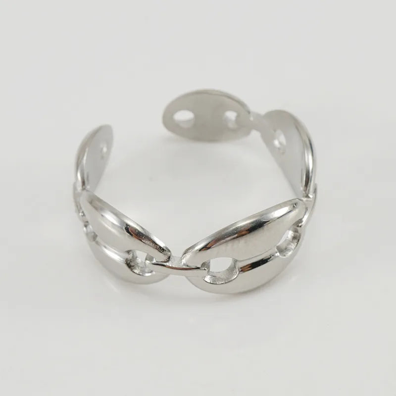 Lali Link Open Ring 18K Gold plated stainless steel