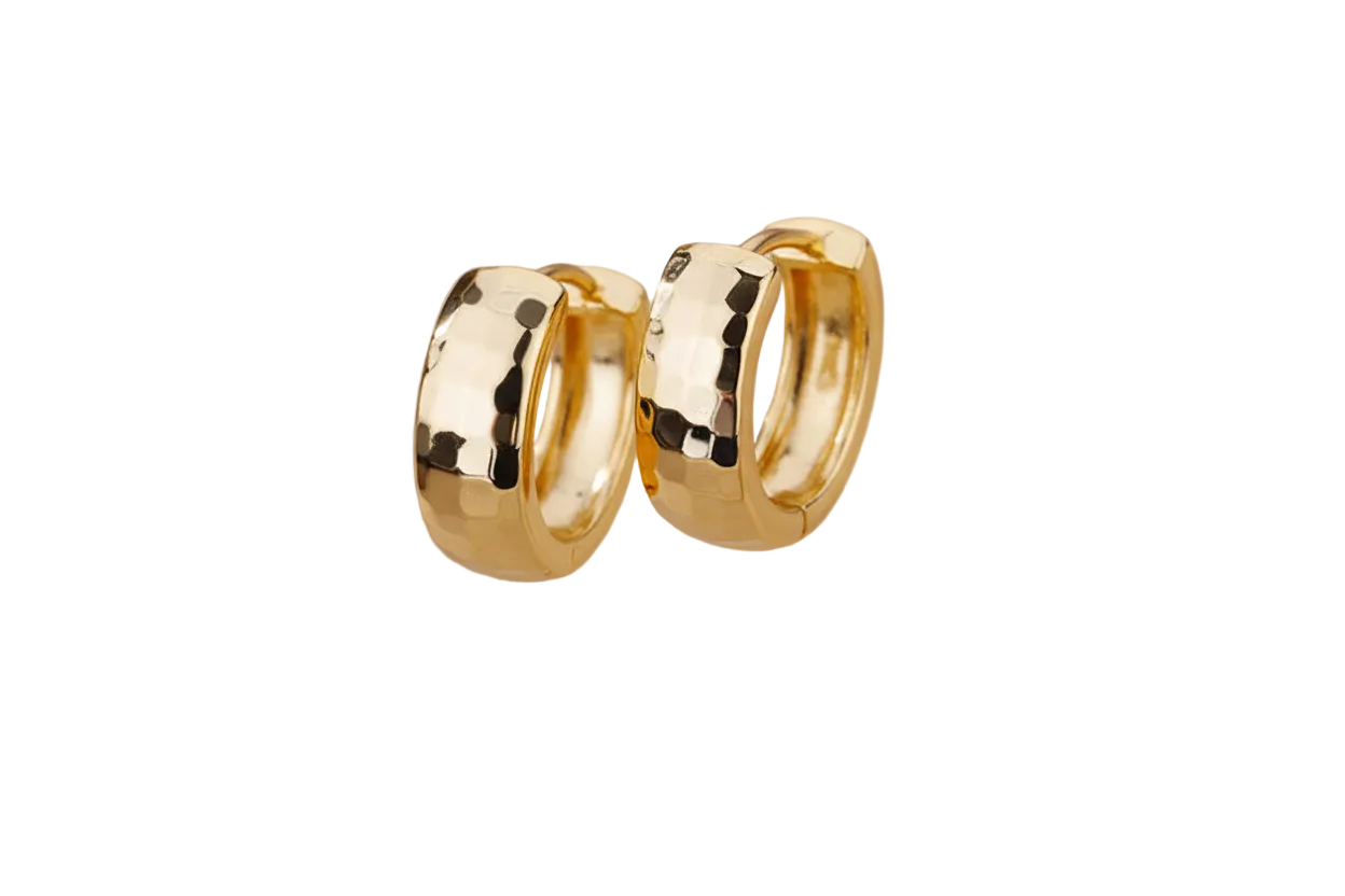 Le Crush Earrings Gold Plated Huggies