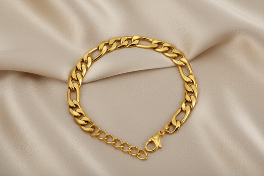Tsk Tsk Bracelet, 18K Gold Plated Steel Tarnish Free Jewelry