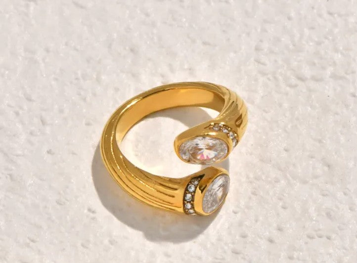 Boho Gold 18K Plated Ring Jewelry