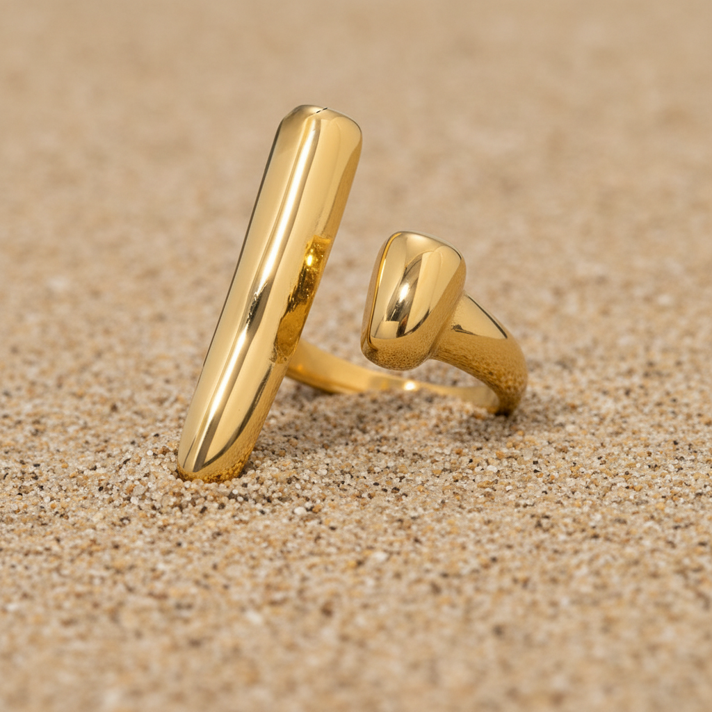 Giana 18K Gold-Plated Open Rings Jewelry